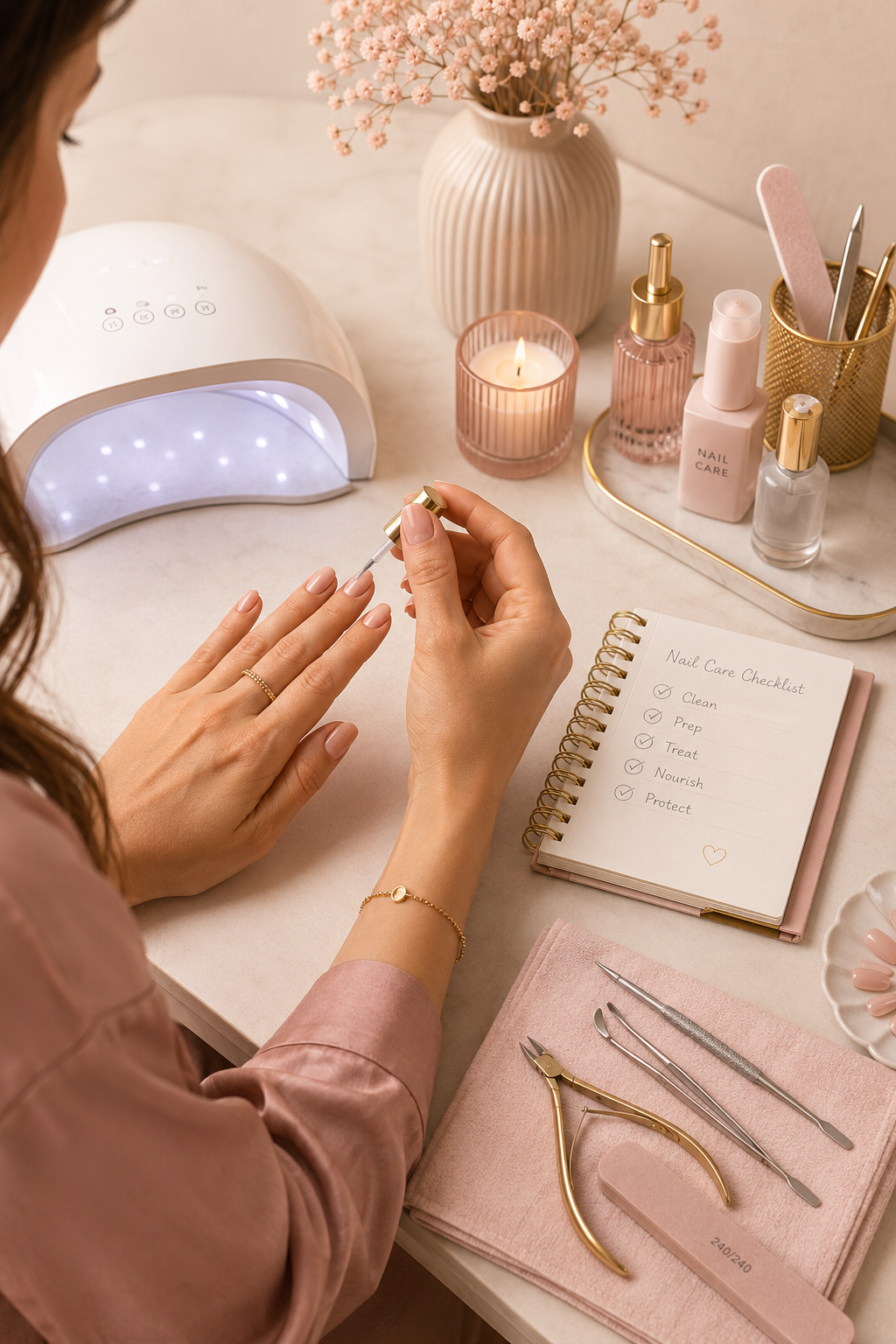 Hands-on nail care workshop materials